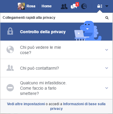 impostazioni privacy facebook