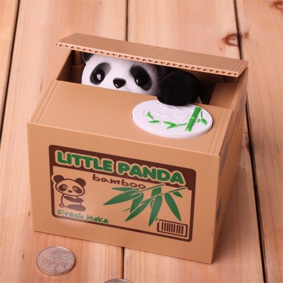 salvadanaio panda animato