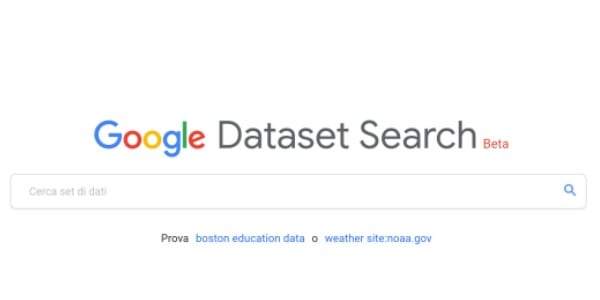 google dataset search