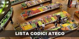 Lista codici ATECO attività essenziali, aggiornata al 25 marzo