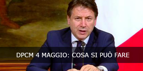 dpcm 4 maggio